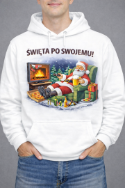 Bluza z kapturem „Święta po swojemu!” - obrazek 2