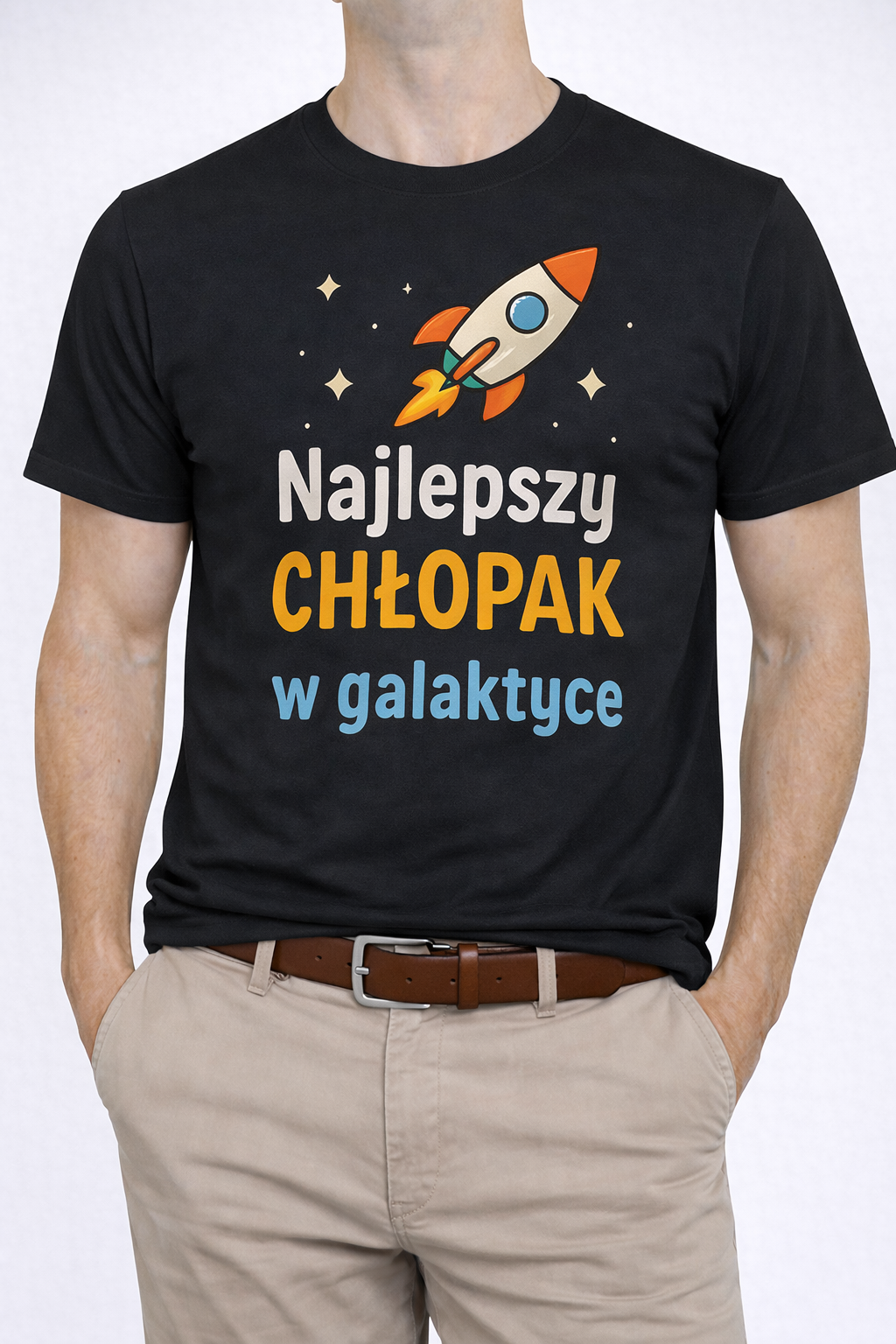 02DF7682-AF77-4CB2-8881-43A30A0E1A70 Koszulka męska „Najlepszy chłopak w galaktyce” - obrazek 1