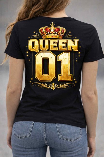 Koszulka damska ,,QUEEN 01''-Wyjątkowy prezent
