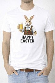 Koszulka męska Wielkanocna „Happy Easter” - obrazek 3