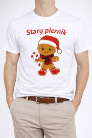Koszulka Męska Świąteczna „Stary Piernik”