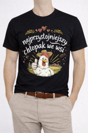 Koszulka ,,Najprzystojniejszy chłopak we wsi '' - obrazek 2