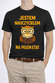 Koszulka „Jestem nauczycielem na pełen etat” - obrazek 3