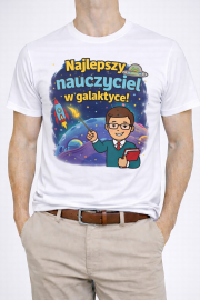 Koszulka„Najlepszy nauczyciel w galaktyce” - obrazek 2
