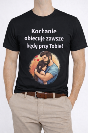 KOSZULKA MĘSKA ,,KOCHANIE OBIECUJĘ...” - obrazek 4