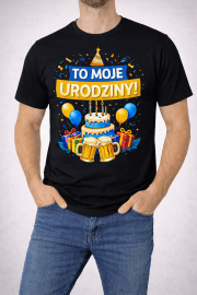 Koszulka Męska Urodzinowa „To moje urodziny!” - obrazek 2