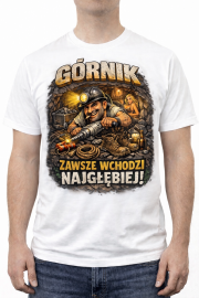 Koszulka „Górnik – zawsze wchodzi najgłębiej!” - obrazek 2