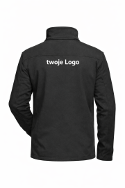 Kurtka Męska Softshell czarna ,,twoje Logo ” - obrazek 2