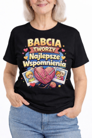 Koszulka „Babcia tworzy najlepsze wspomnienia” - obrazek 3