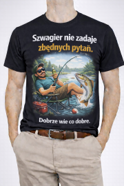 Koszulka „Szwagier nie zadaje zbędnych pytań” - obrazek 2