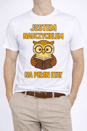 Koszulka „Jestem nauczycielem na pełen etat” - obrazek 2