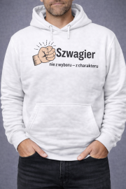Szwagier – nie z wyboru, z charakteru – bluza z kapturem - obrazek 2