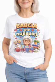 Koszulka na Dzień Babci „Babcia wie najlepiej”