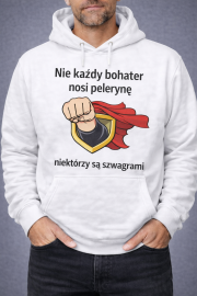 Bluza  męska  „Nie każdy bohater nosi pelerynę ”