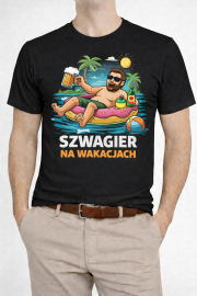 Koszulka dla Szwagra „Szwagier na Wakacjach” - obrazek 3