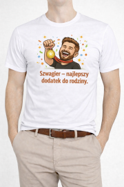 Koszulka „Szwagier – Najlepszy Dodatek do Rodziny” - obrazek 2