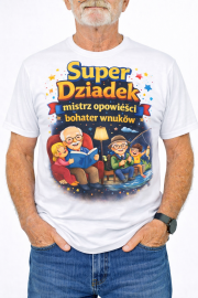 Koszulka „Super Dziadek – mistrz opowieści” - obrazek 2