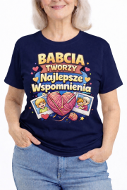 Koszulka „Babcia tworzy najlepsze wspomnienia” - obrazek 2