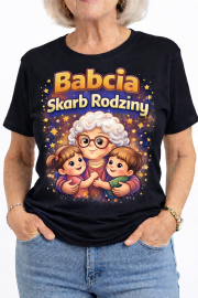 Koszulka na Dzień Babci „Babcia Skarb Rodziny” - obrazek 2