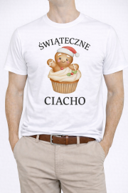 Koszulka Męska Na Święta „Świąteczne Ciacho”