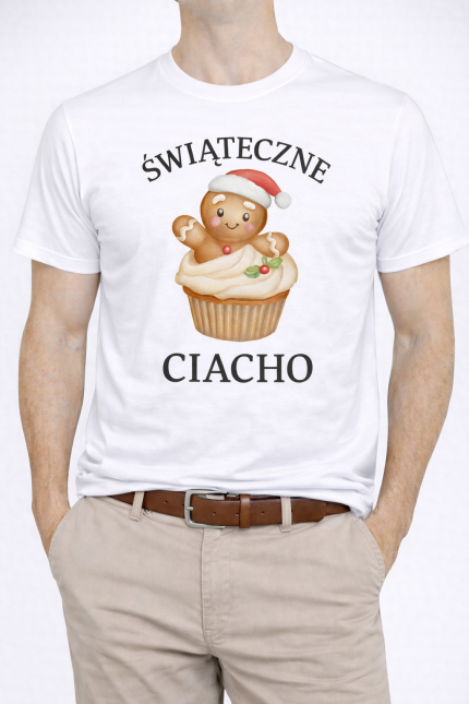 Koszulka Męska Na Święta „Świąteczne Ciacho”