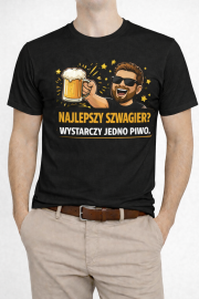 Koszulka męska dla Szwagra „Najlepszy Szwagier? ” - obrazek 2