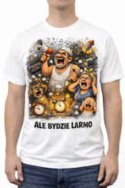 Koszulka Męska Śląska „Ale bydzie larmo”