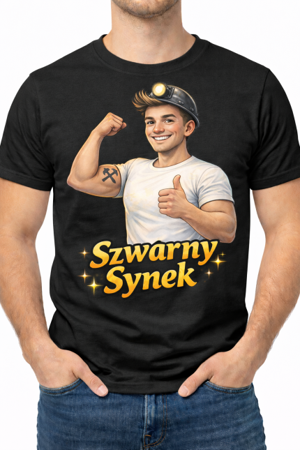Wyjątkowa Koszulka Męska „Szwarny Synek”