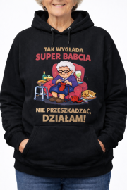 Bluza z kapturem – „nie przeszkadzać, działam!” - obrazek 2