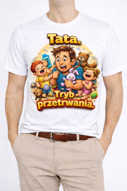 Koszulka Dla Ojca „Tata. Tryb przetrwania.”