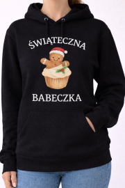 Bluza z kapturem „Świąteczna Babeczka” - obrazek 2