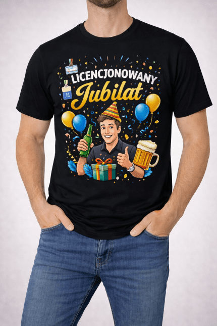 Koszulka „Licencjonowany Jubilat”