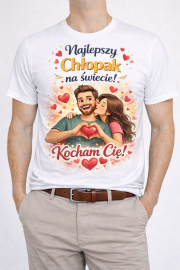 Koszulka „Najlepszy Chłopak na świecie! Kocham Cię” - obrazek 2