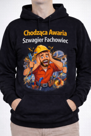 Bluza z kapturem „Chodząca Awaria – Szwagier ” - obrazek 2
