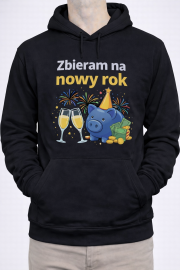 Bluza z kapturem „Zbieram na Nowy Rok”