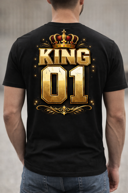Koszulka męska ,,KING 01” - Wyjątkowy prezent