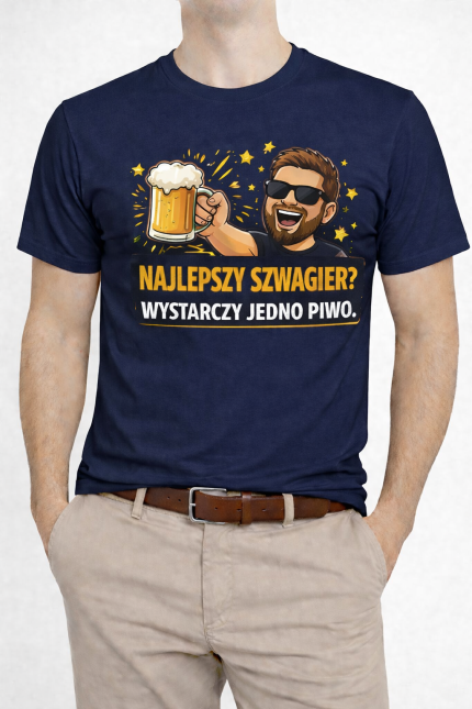 Koszulka męska dla Szwagra „Najlepszy Szwagier? ”