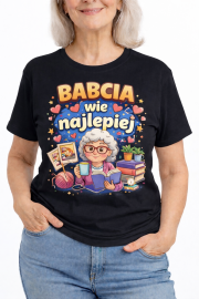 Koszulka na Dzień Babci „Babcia wie najlepiej” - obrazek 2