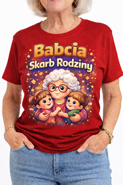 Koszulka na Dzień Babci „Babcia Skarb Rodziny”