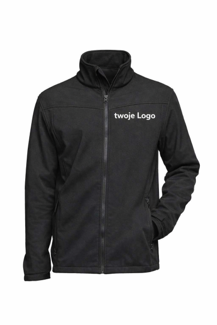 Kurtka Męska Softshell czarna ,,twoje Logo ”