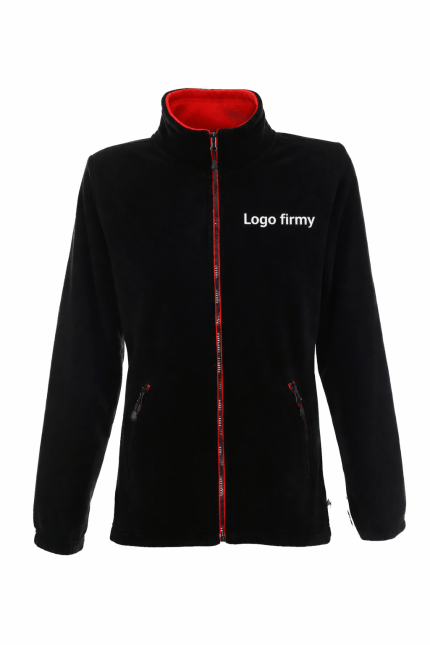 Bluza Męska czarny/czerwony ,,Logo firmy”