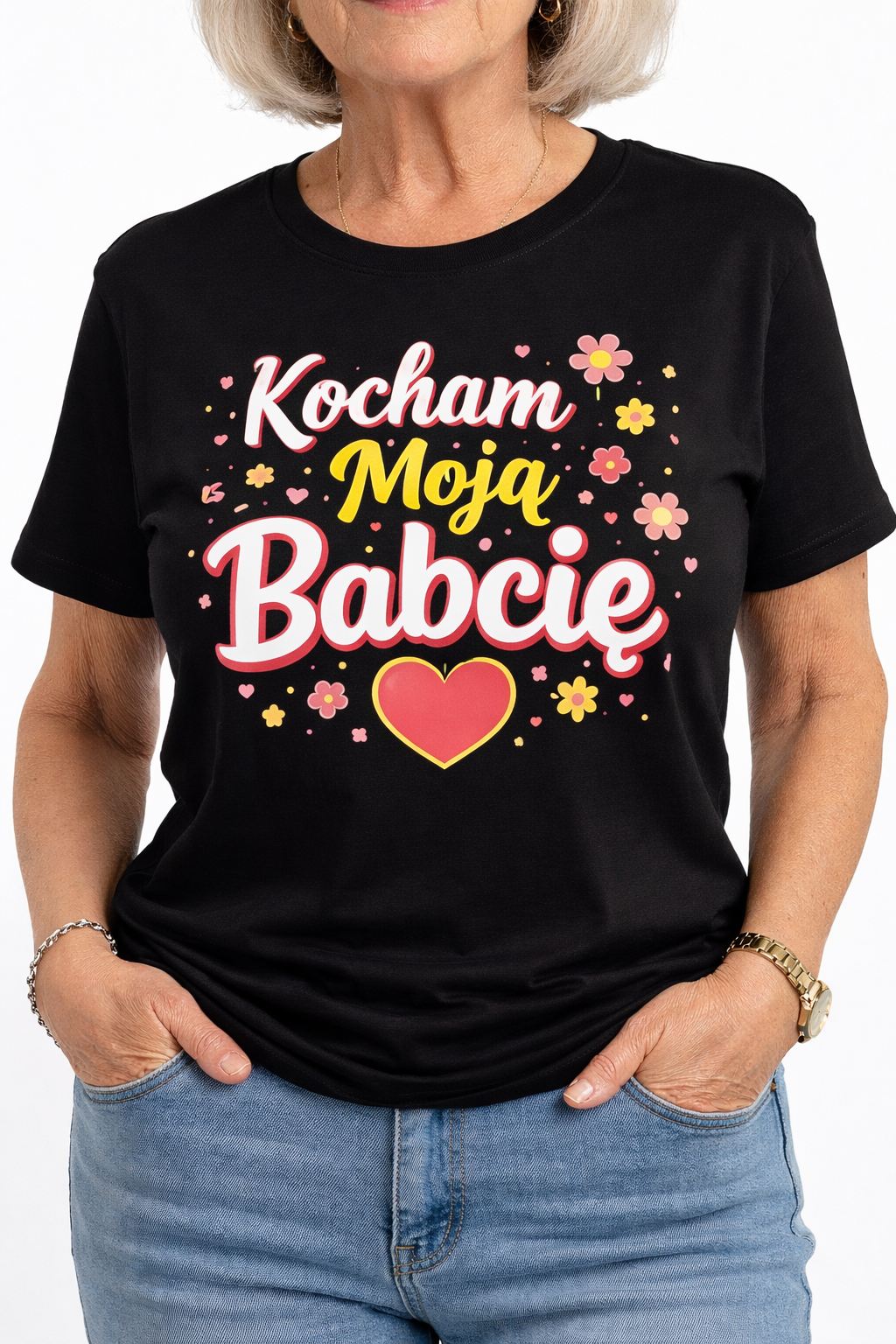 ChatGPT Image 19 sty 2026, 23_49_04 Koszulka na Dzień Babci „Kocham moją Babcię ” - obrazek 1