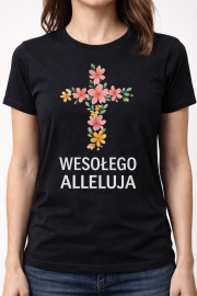 Koszulka Damska Świąteczna„Wesołego Alleluja” - obrazek 2