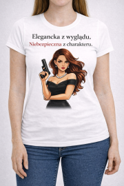 Koszulka „Niebezpieczna z charakteru.”
