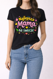 Koszulka damska „Najlepsza Mama na świecie” - obrazek 2