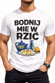 Koszulka Męska Ślązaka „Bodnij Mie w Rzić” - obrazek 3