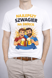 Wyjątkowa koszulka na okazję „Najlepszy szwagier ” - obrazek 2
