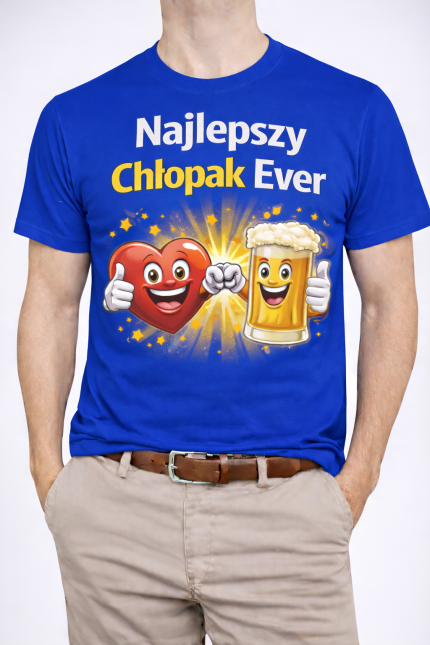 Koszulka dla Chłopaka „Najlepszy Chłopak Ever”