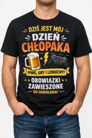 Koszulka męska ,, Dziś jest mój Dzień Chłopaka''