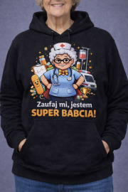 Bluza damska „Zaufaj mi, jestem Super Babcią!” - obrazek 2